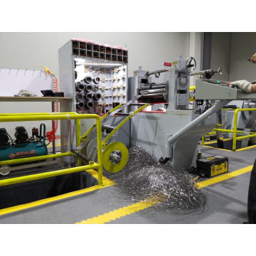 Precision metal guardrail split slitting machine